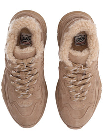 Ash Women's Addict Bis Fur Sneaker Brown Ash