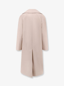 Hevò Women's Adelfia Double Breasted Nylon Trench Grey, view 2