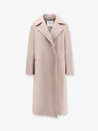 Hevò Women's Adelfia Double Breasted Nylon Trench Grey