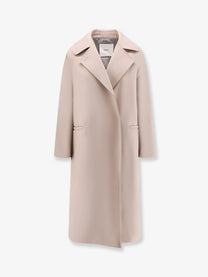 Hevò Women's Adelfia Double Breasted Nylon Trench Grey