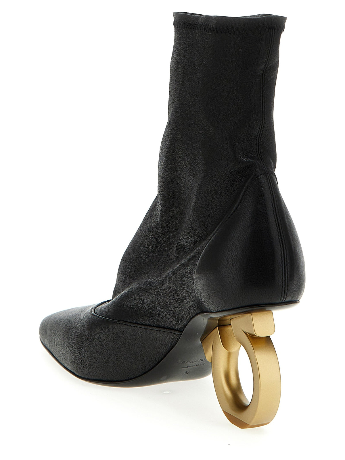 Ferragamo Adhar Ankle Boots Black, view 2