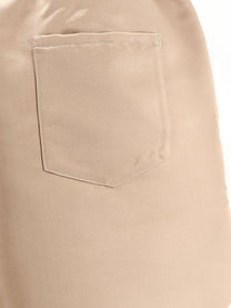 The Frankie Shop Women's Adia Satin Boxer Shorts Beige