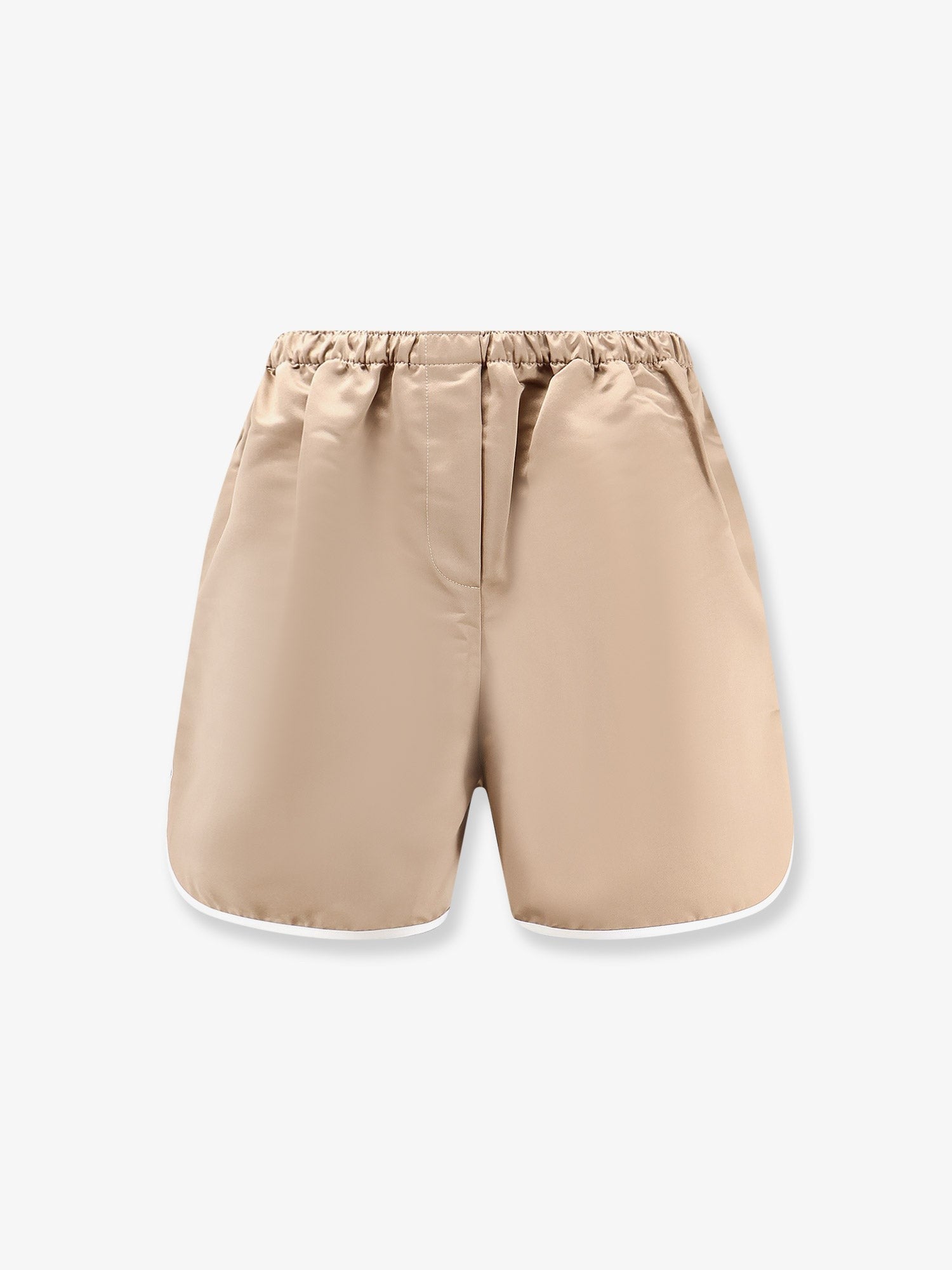 The Frankie Shop Women's Adia Satin Boxer Shorts Beige