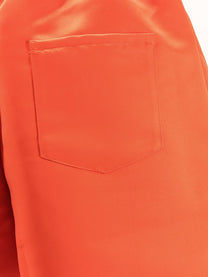 The Frankie Shop Women's Adia Satin Boxer Shorts Red