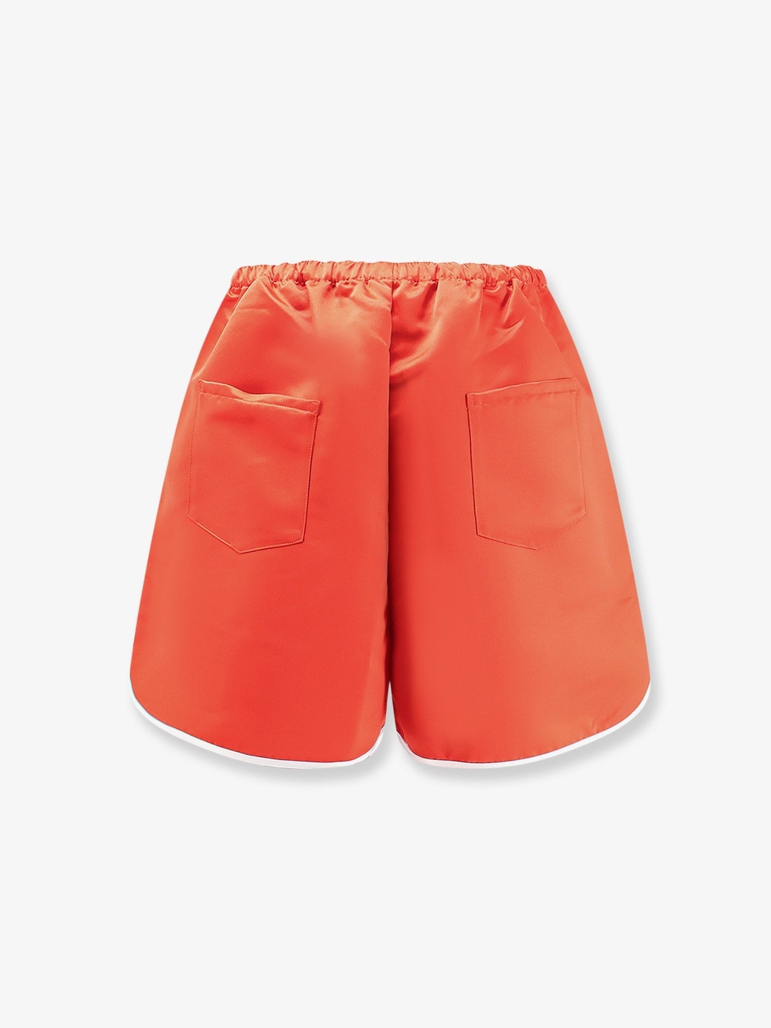 The Frankie Shop Women's Adia Satin Boxer Shorts Red