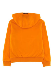 Bright orange adidas Originals by Wales Bonner men’s hooded track sweatshirt with ribbed cuffs and hem