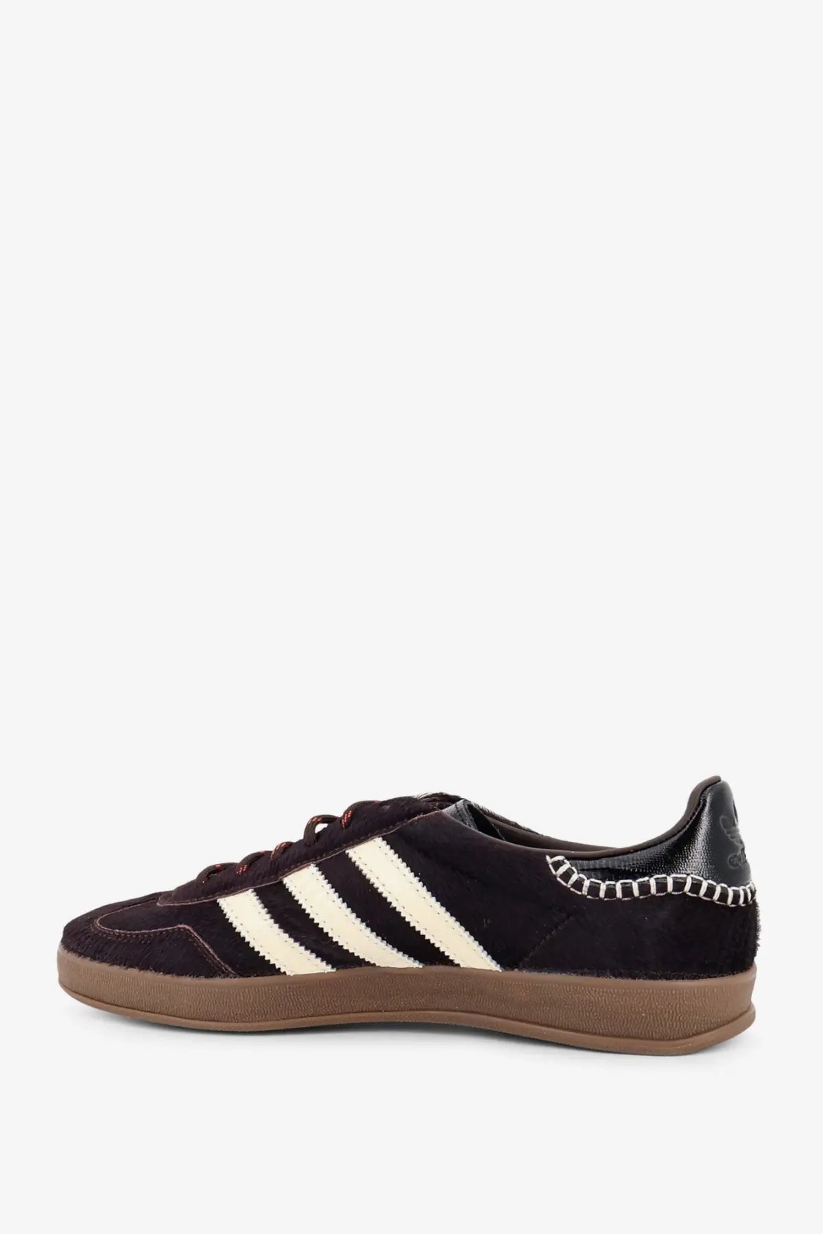 adidas Originals by Wales Bonner Unisex WB Gazelle Pony Pony Skin Sneakers Brown, view 3