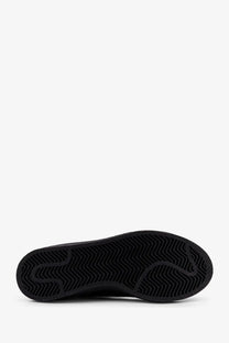 Black rubber sole with herringbone tread on adidas Originals x Willy Chavarria men’s leather sneakers black