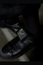 adidas Originals x Willy Chavarria Men's Leather Sneakers Black, view 2