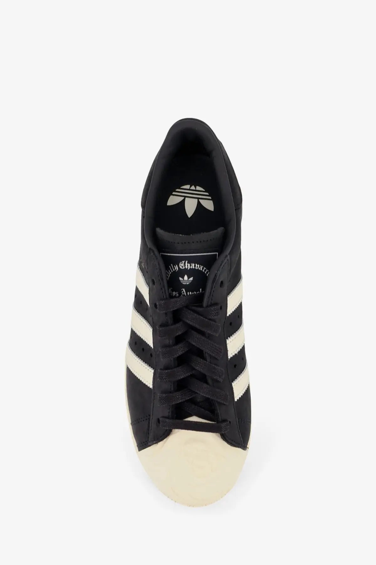 adidas Originals x Willy Chavarria Men's Leather Chavarria Superstar Sneakers Black, view 5