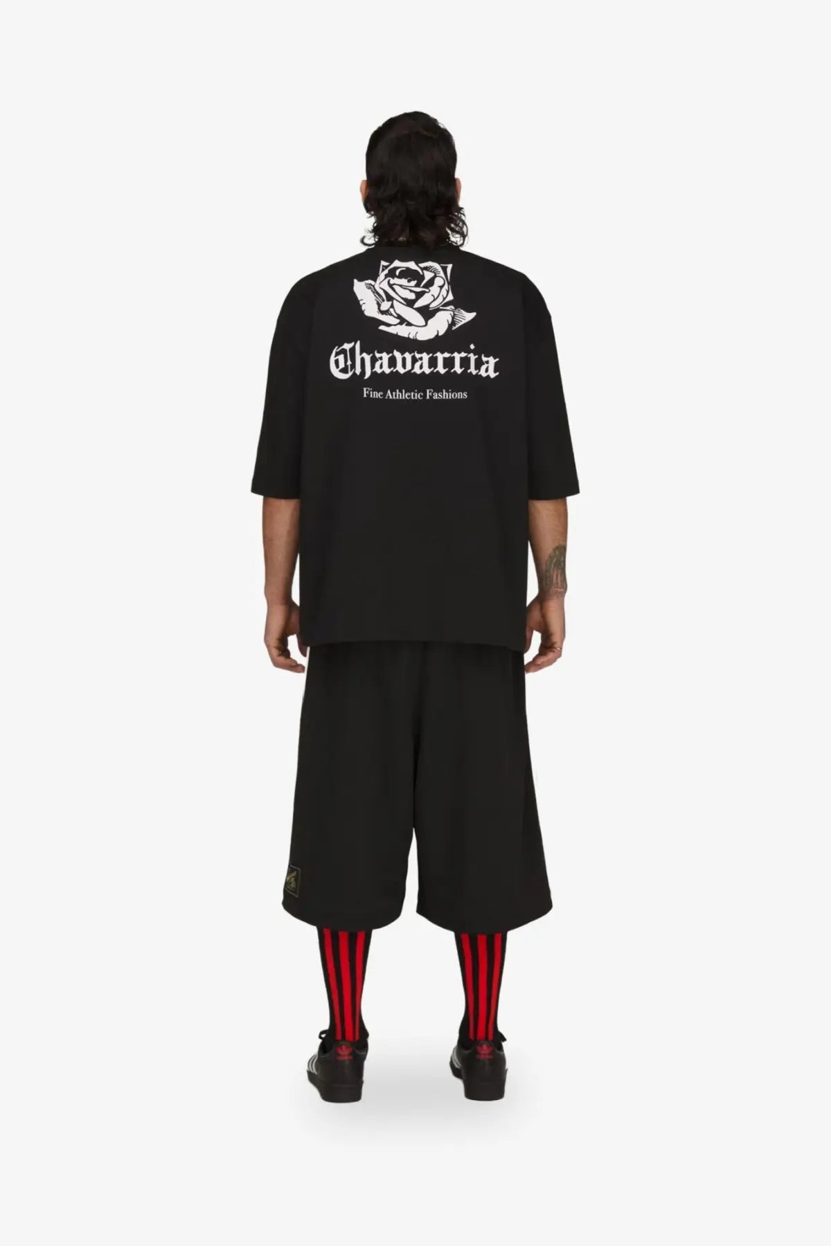adidas Originals x Willy Chavarria Men's WC Cotton Shirt Black, view 3