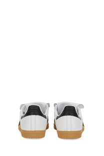 Adidas unisex sneaker Samba multicolor in white and black suede with gum rubber sole featuring classic design