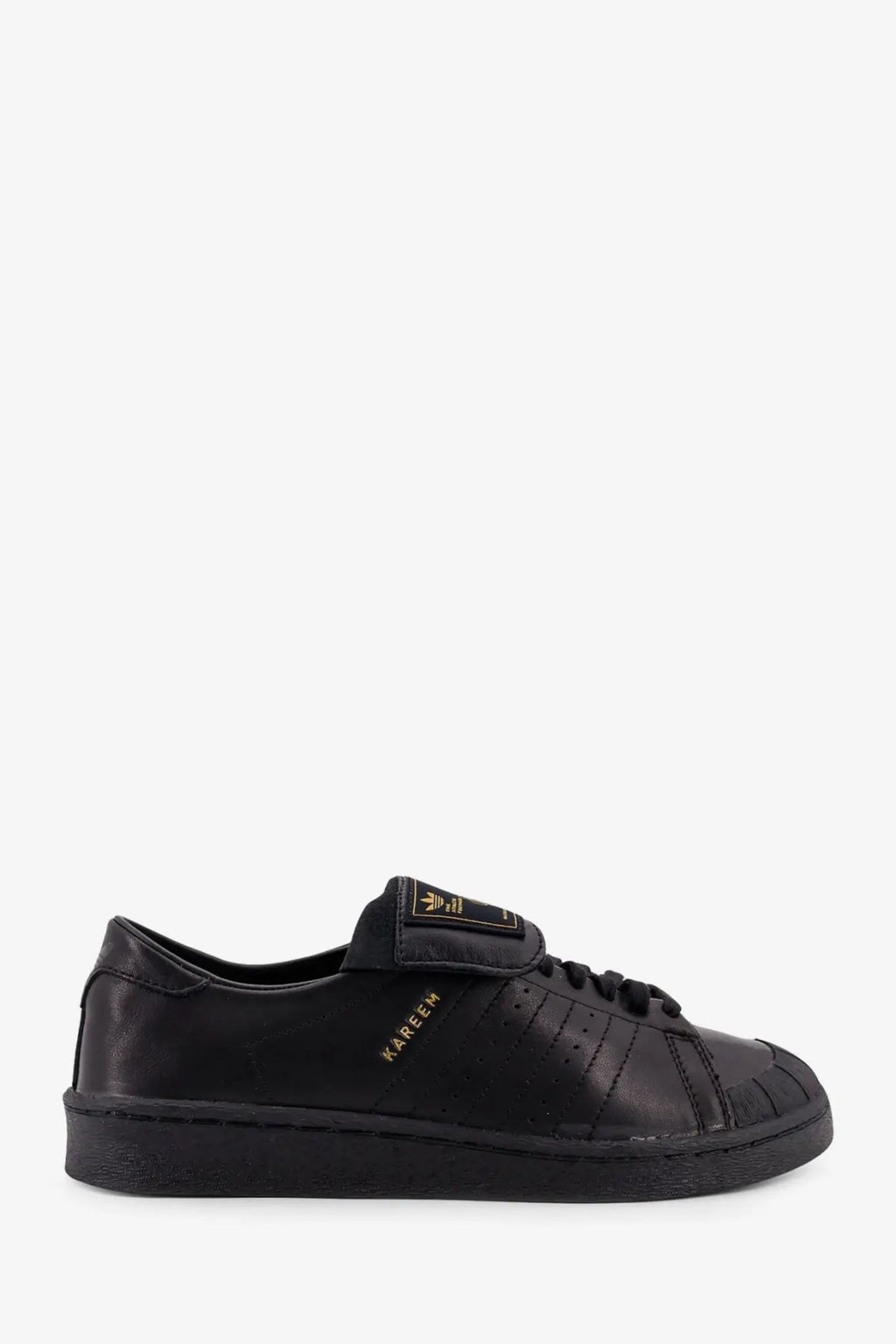 Black Adidas X Willy Chavarria leather Superstar shell-toe sneaker