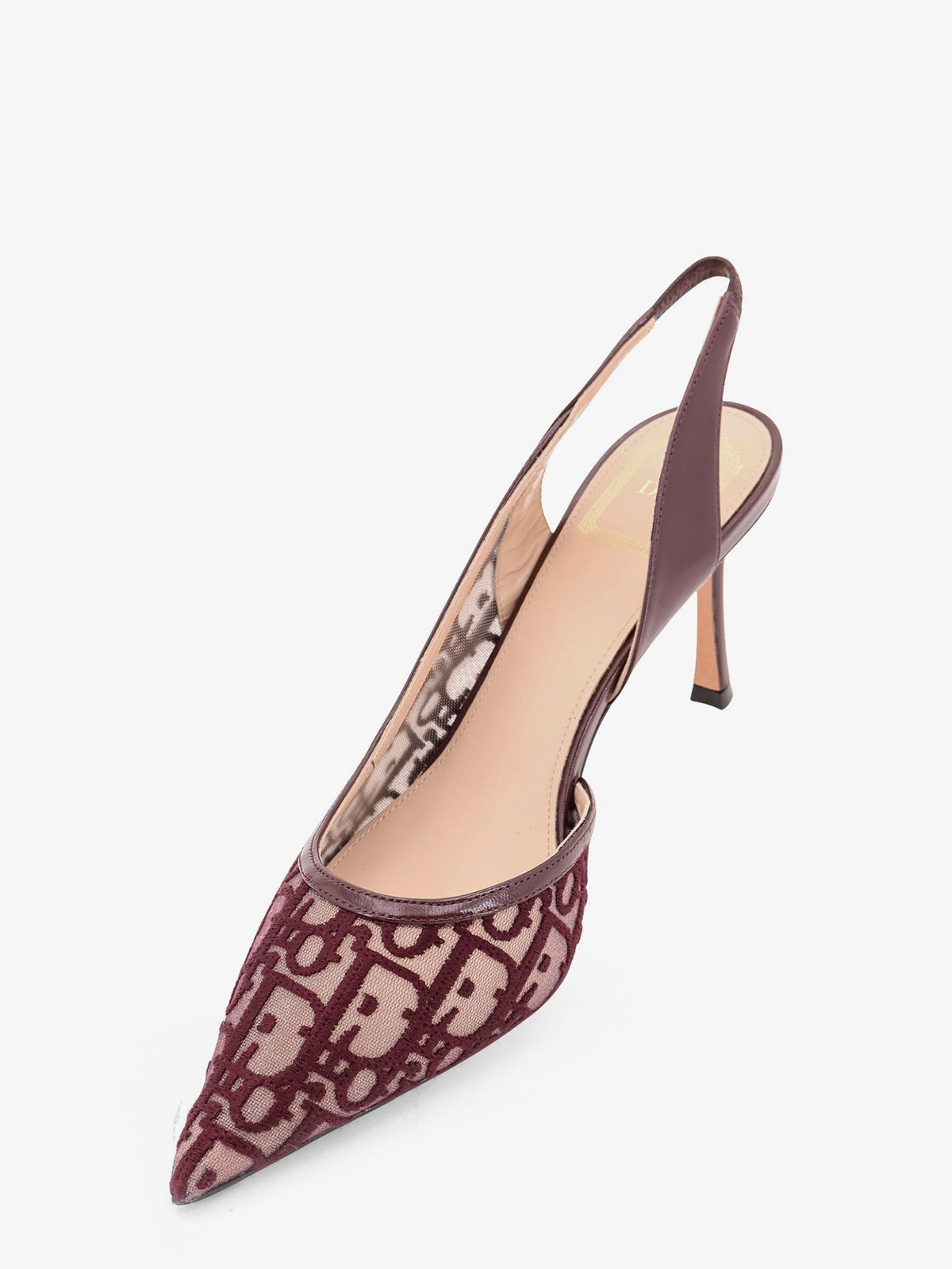 Dior Women's Adiorable Slingback Mesh Décolleté Black, view 4