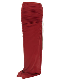 Rick Owens Adjustable Skirt Moncler + Rick Owens Red