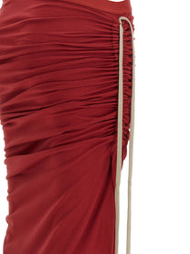 Rick Owens Adjustable Skirt Moncler + Rick Owens Red