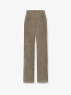The Row Women's Adler Corduroy Trousers Beige