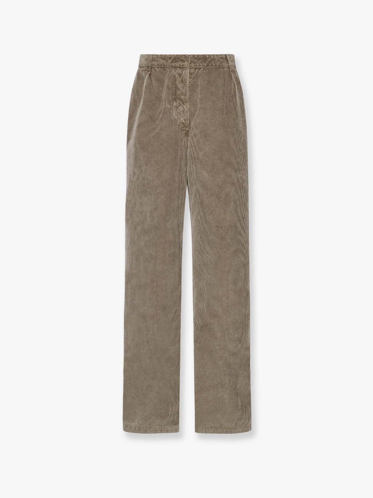 The Row Women's Adler Corduroy Trousers Beige