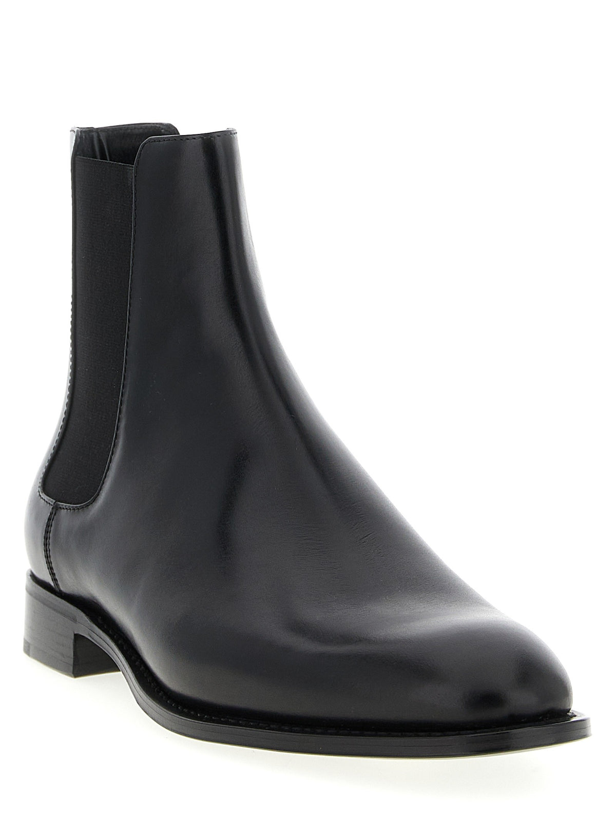 Saint Laurent Adrien Ankle Boots Black, view 2