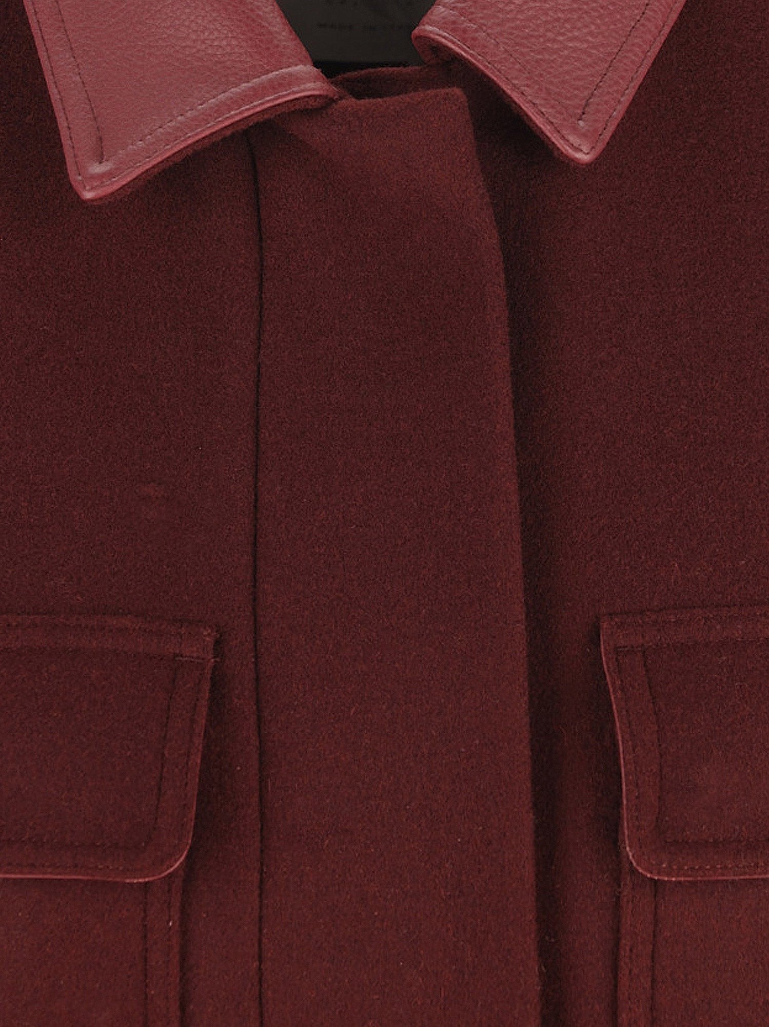Max Mara Women's Alpaca and Cashmere Sleeveless Coat Red