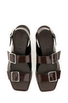 Aeyde Women's Sandal Tekla Brown, view 2
