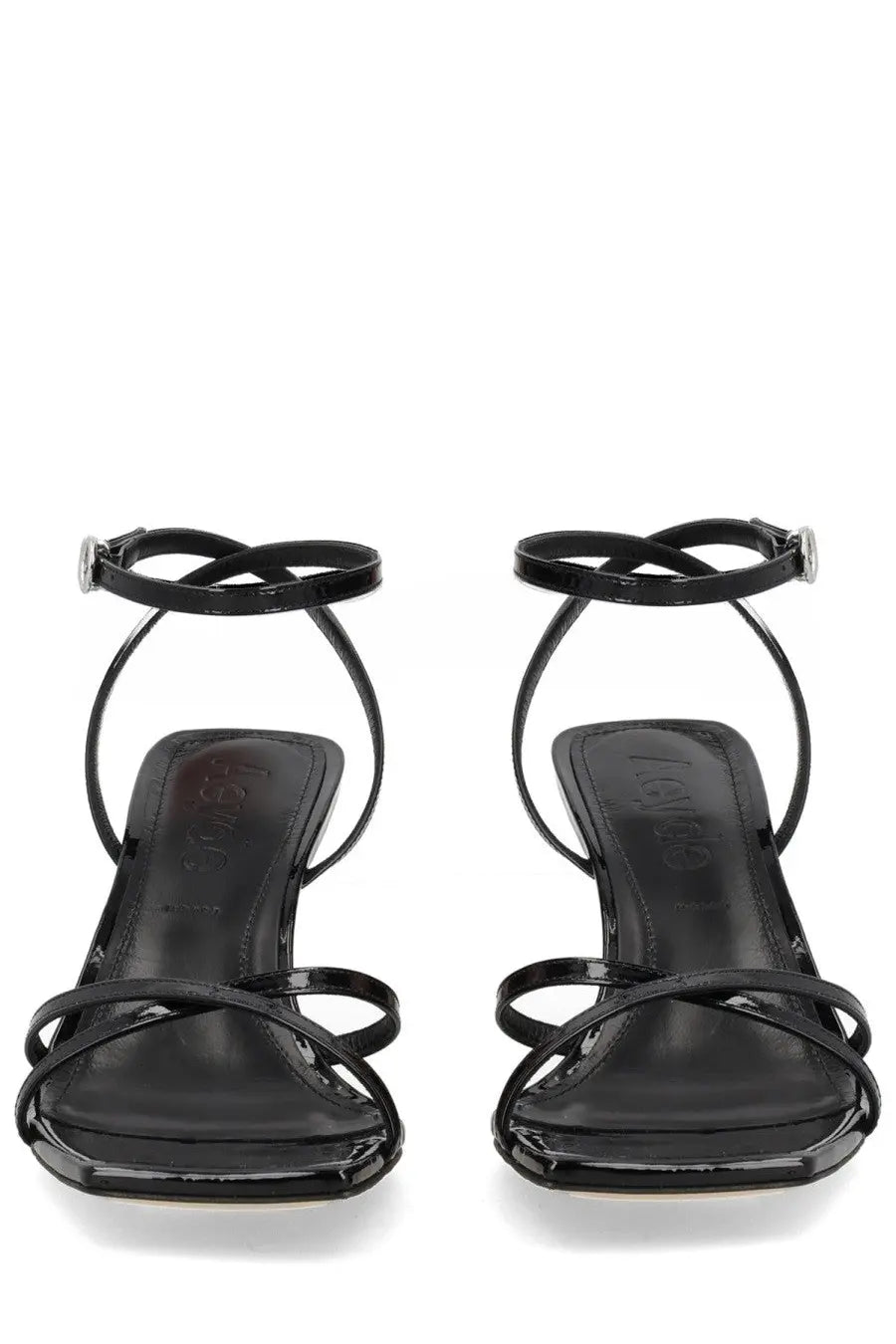 Aeyde Women's Heeled Edith Sandals Black, view 3