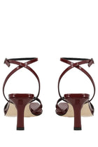 Aeyde Women's Heeled Edith Sandals Red, view 4