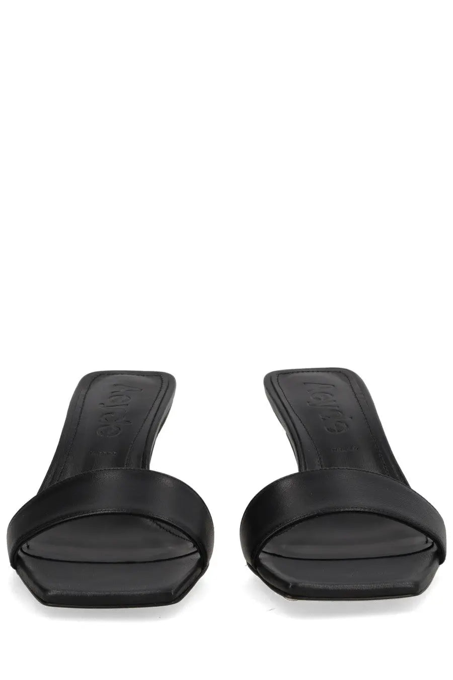 Aeyde Women's Heeled Gilly Sandals Black, view 3