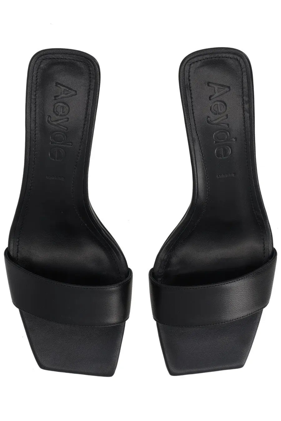 Aeyde Women's Heeled Gilly Sandals Black, view 5