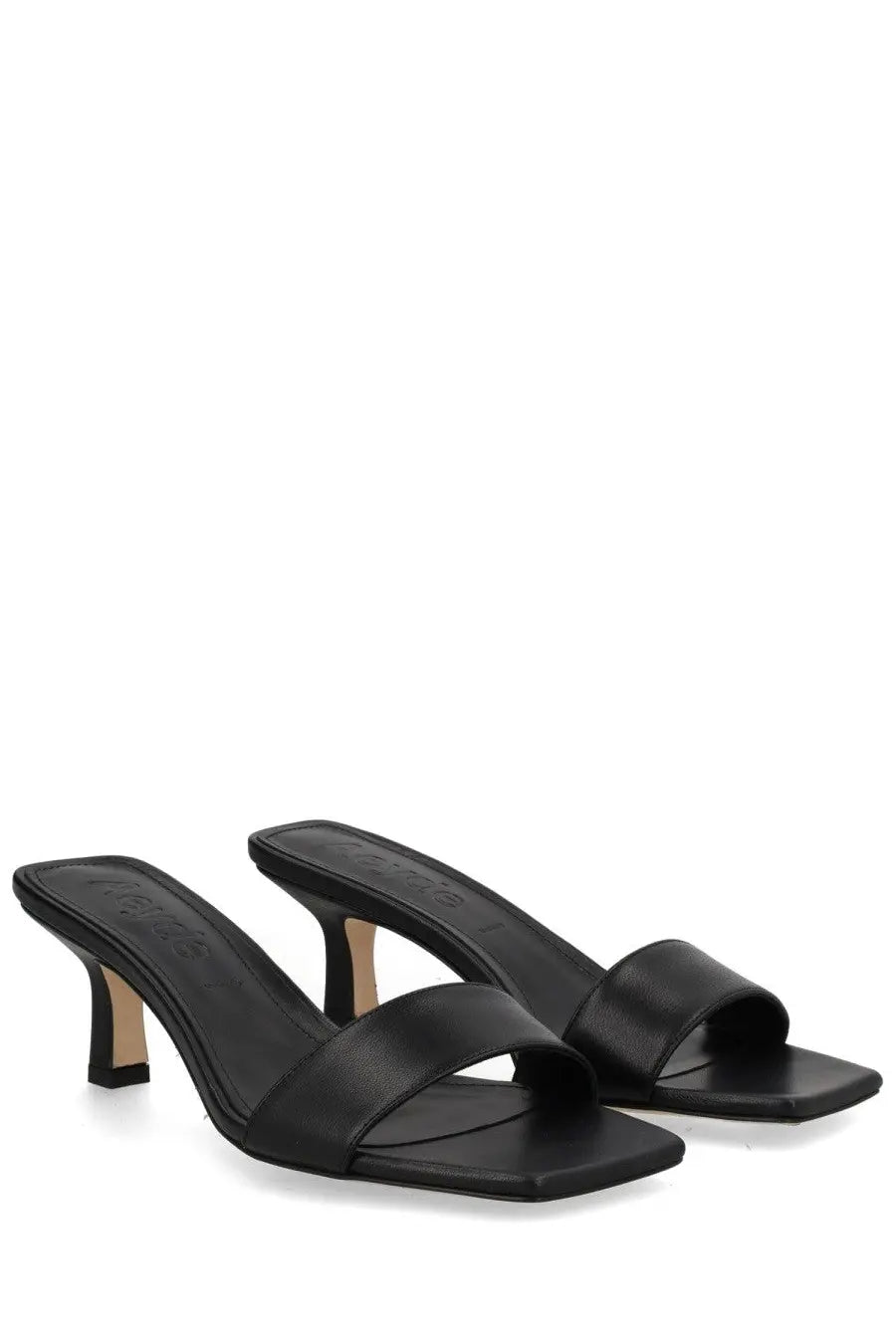 Aeyde Women's Heeled Gilly Sandals Black, view 2