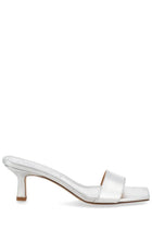 Aeyde Women's Heeled Gilly Sandals Silver