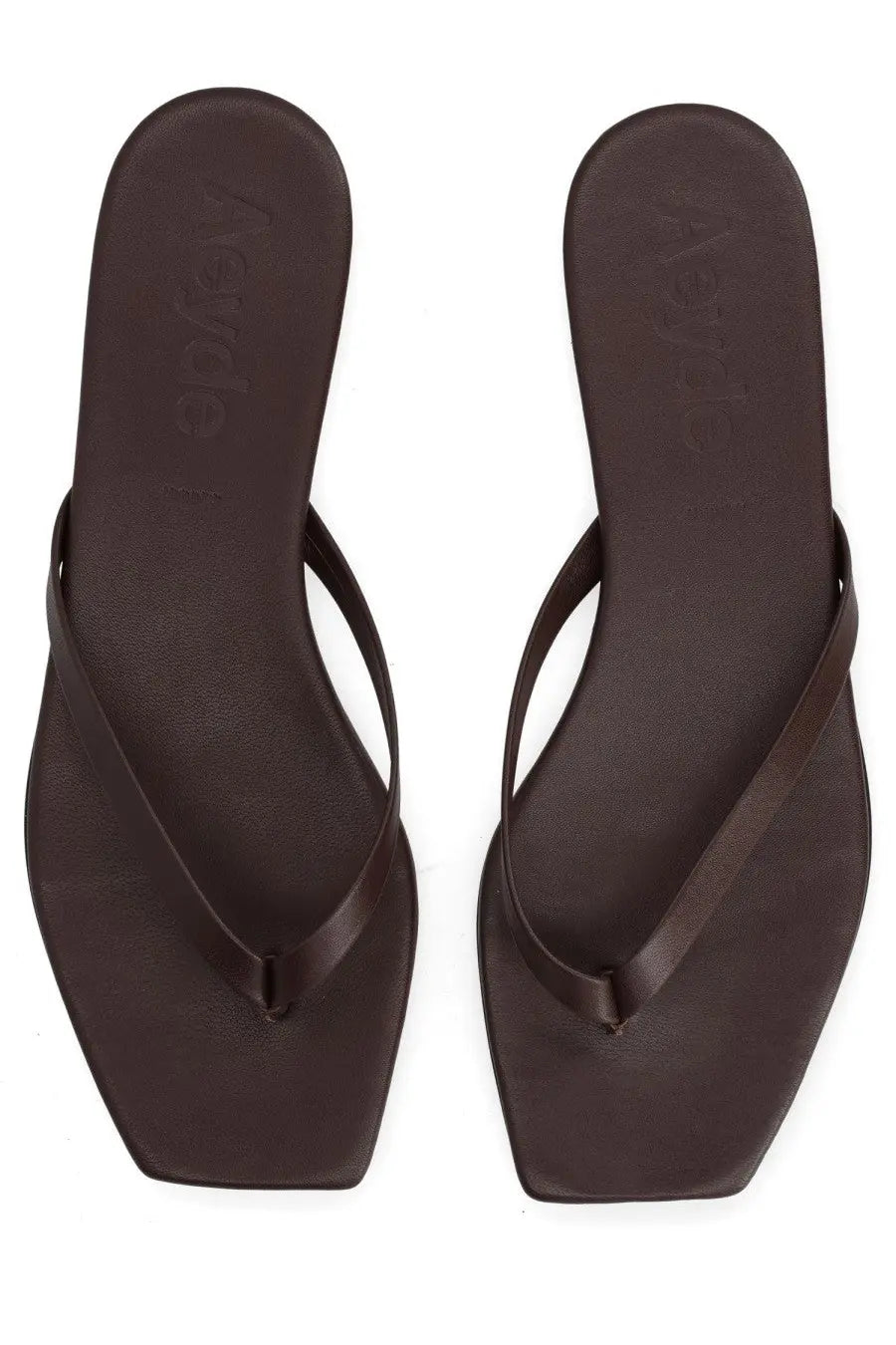 Aeyde Women's Slide Renee Sandals Brown, view 5
