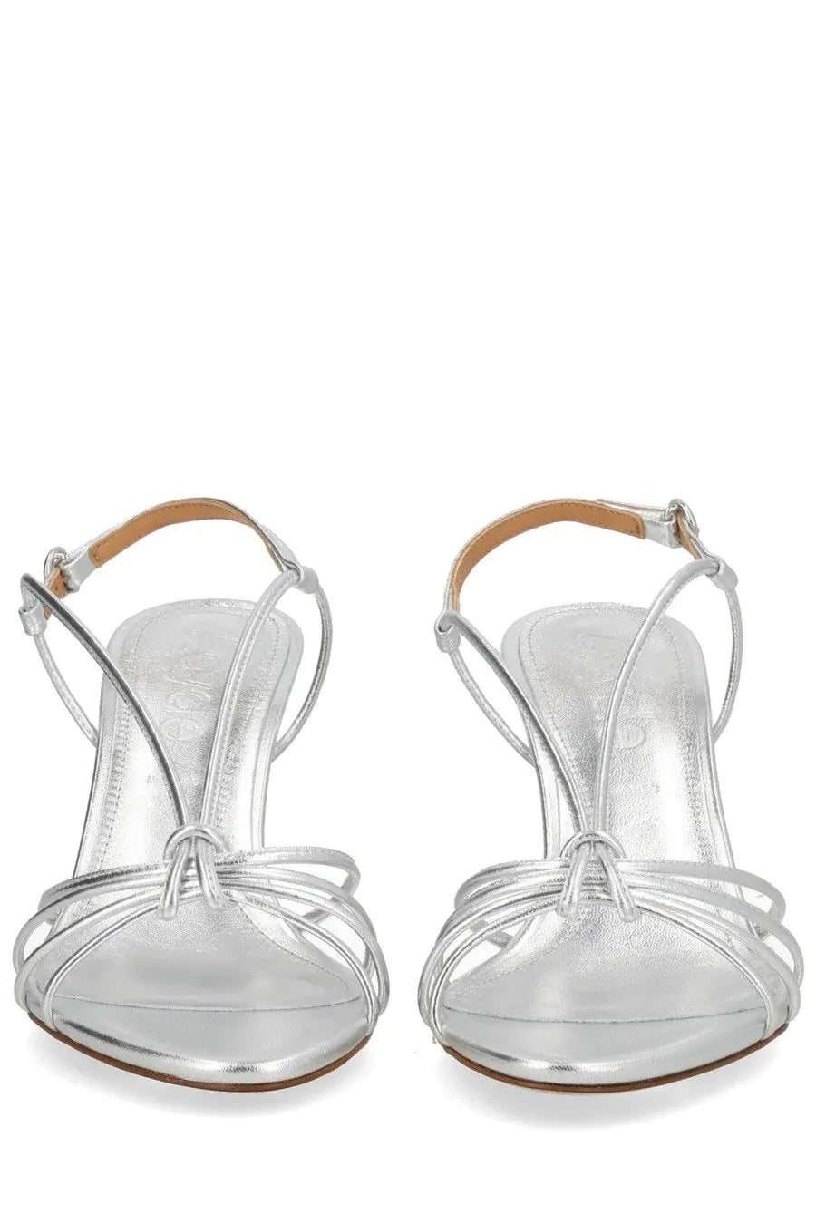 Aeyde Women's Heeled Solange Sandals Silver, view 3