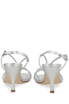 Aeyde Women's Heeled Solange Sandals Silver, view 4
