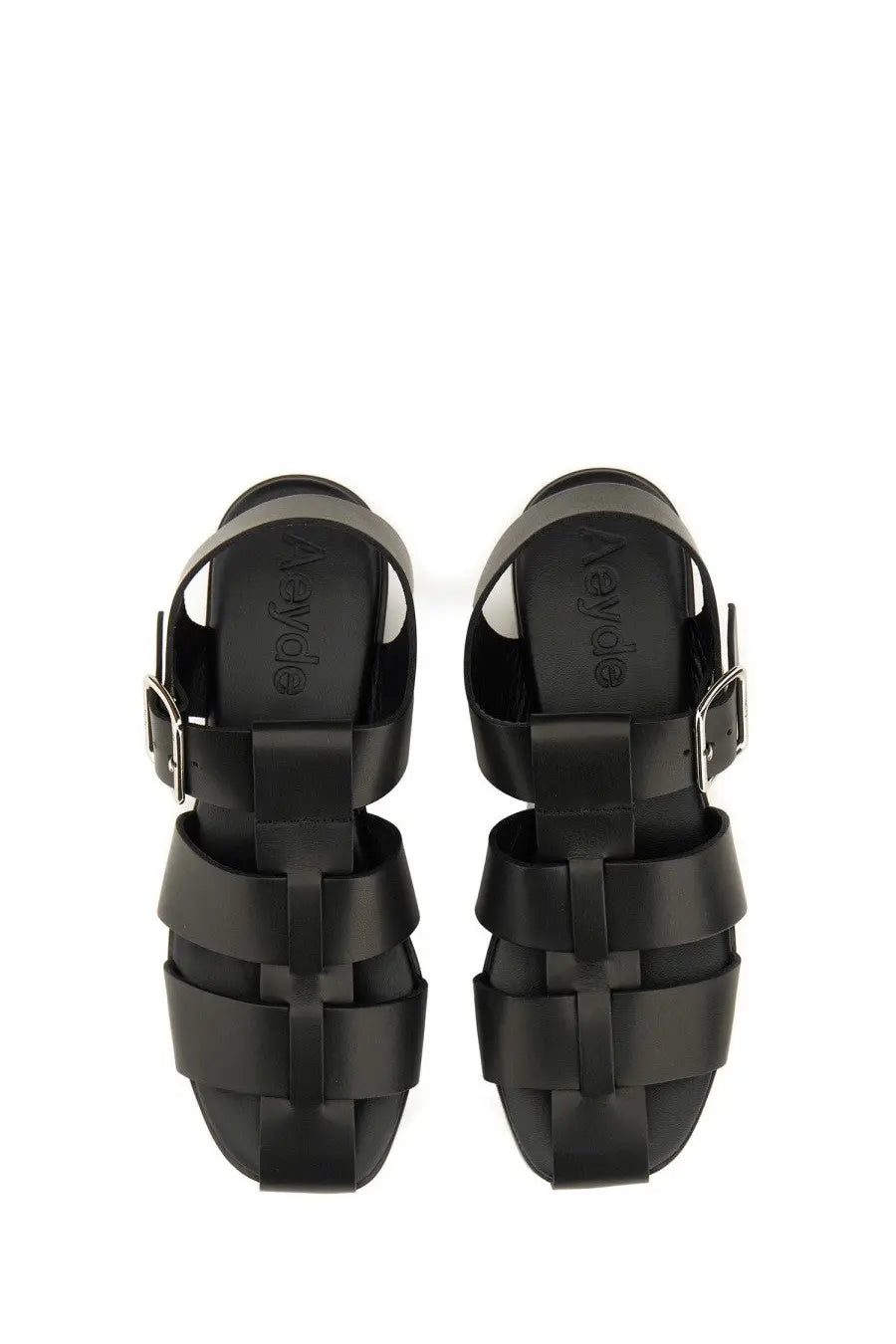 Aeyde Women's Whit Sandals Black, view 5