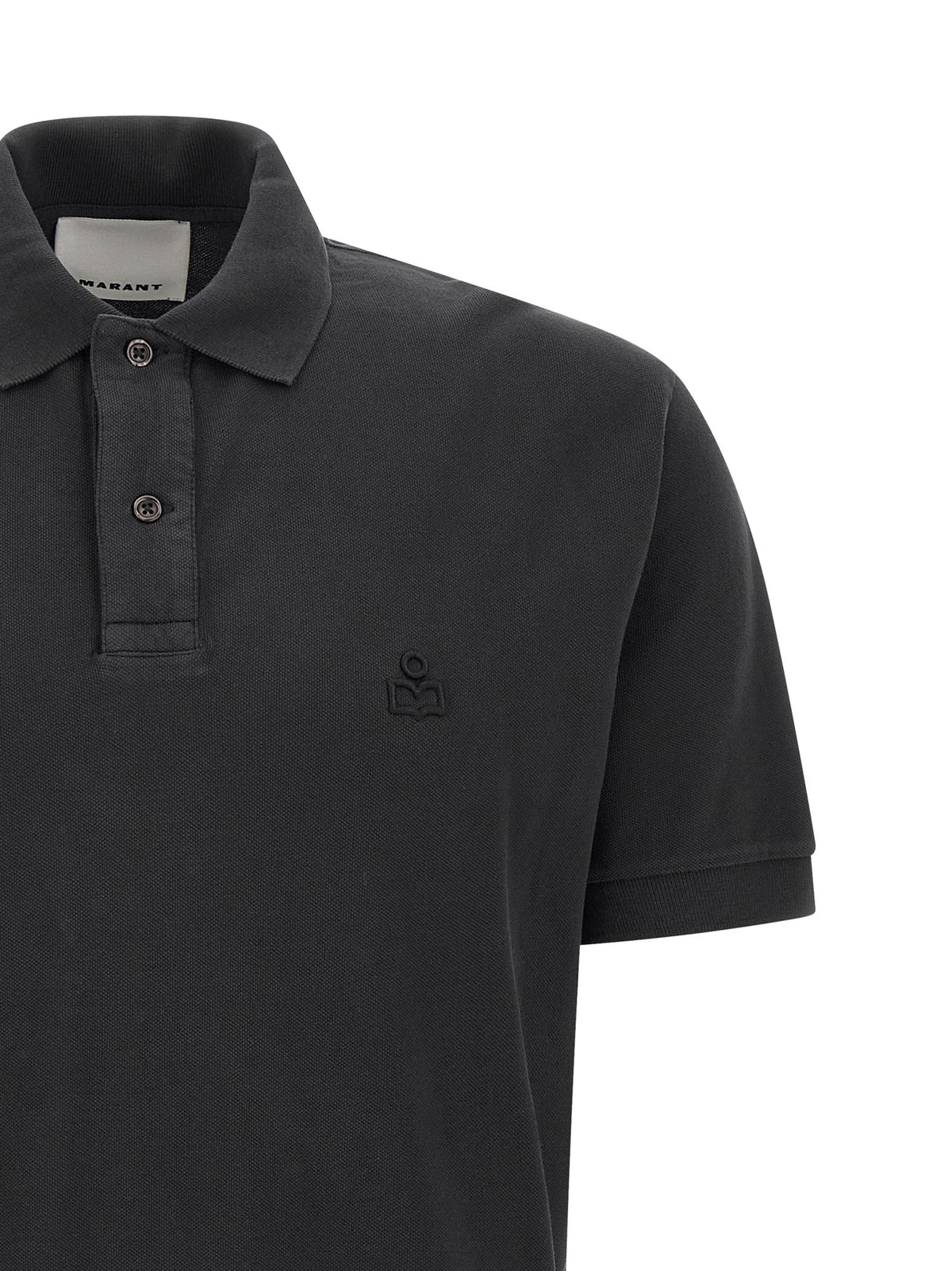 ISABEL MARANT Afko Polo Shirt Black