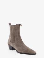 Aeyde Women's Agata Suede Boots Beige, view 2