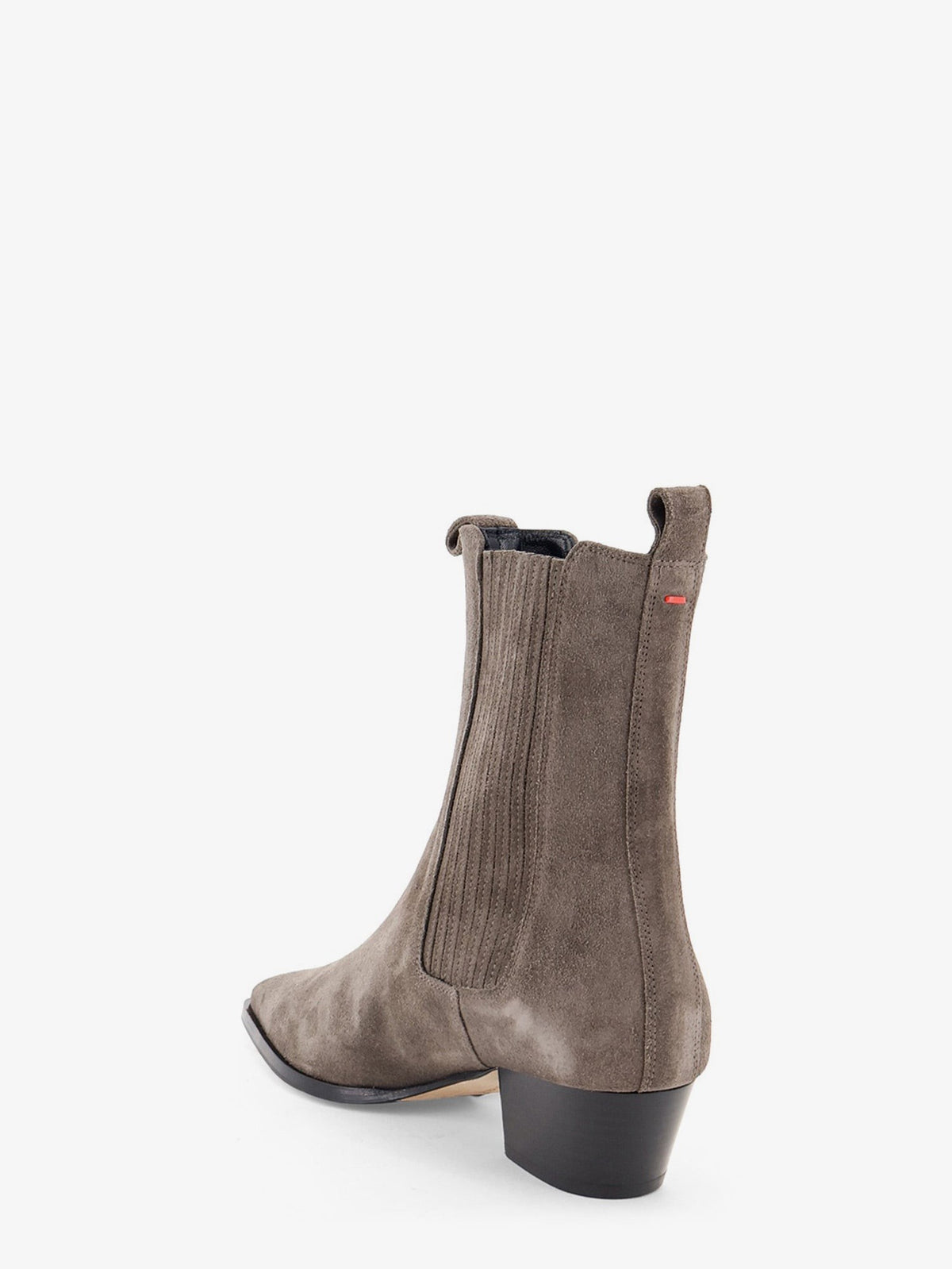 Aeyde Women's Agata Suede Boots Beige, view 3