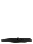 Zerbini Claudio Aged Leather Belt Black, view 2