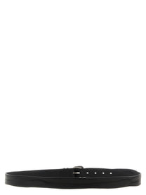 Zerbini Claudio Aged Leather Belt Black