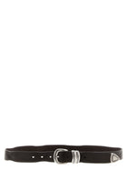 Zerbini Claudio Aged Leather Belt Brown
