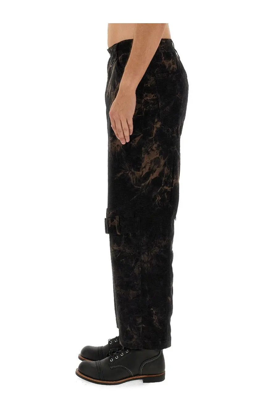 AïE Men's Ribbed Pants Black, view 4