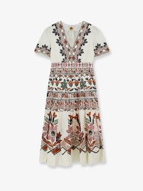 FARM Rio Women's Ainika Organic Cotton Dress White