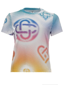 Casablanca Women's Airbrush Smiley Shirt Multicolor