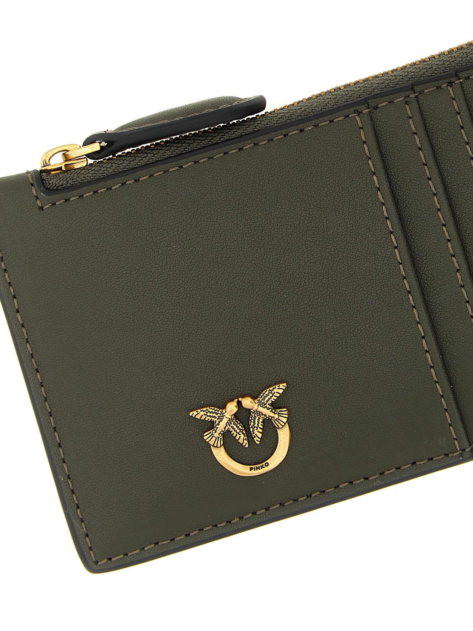 Pinko Airone Card Holder Green