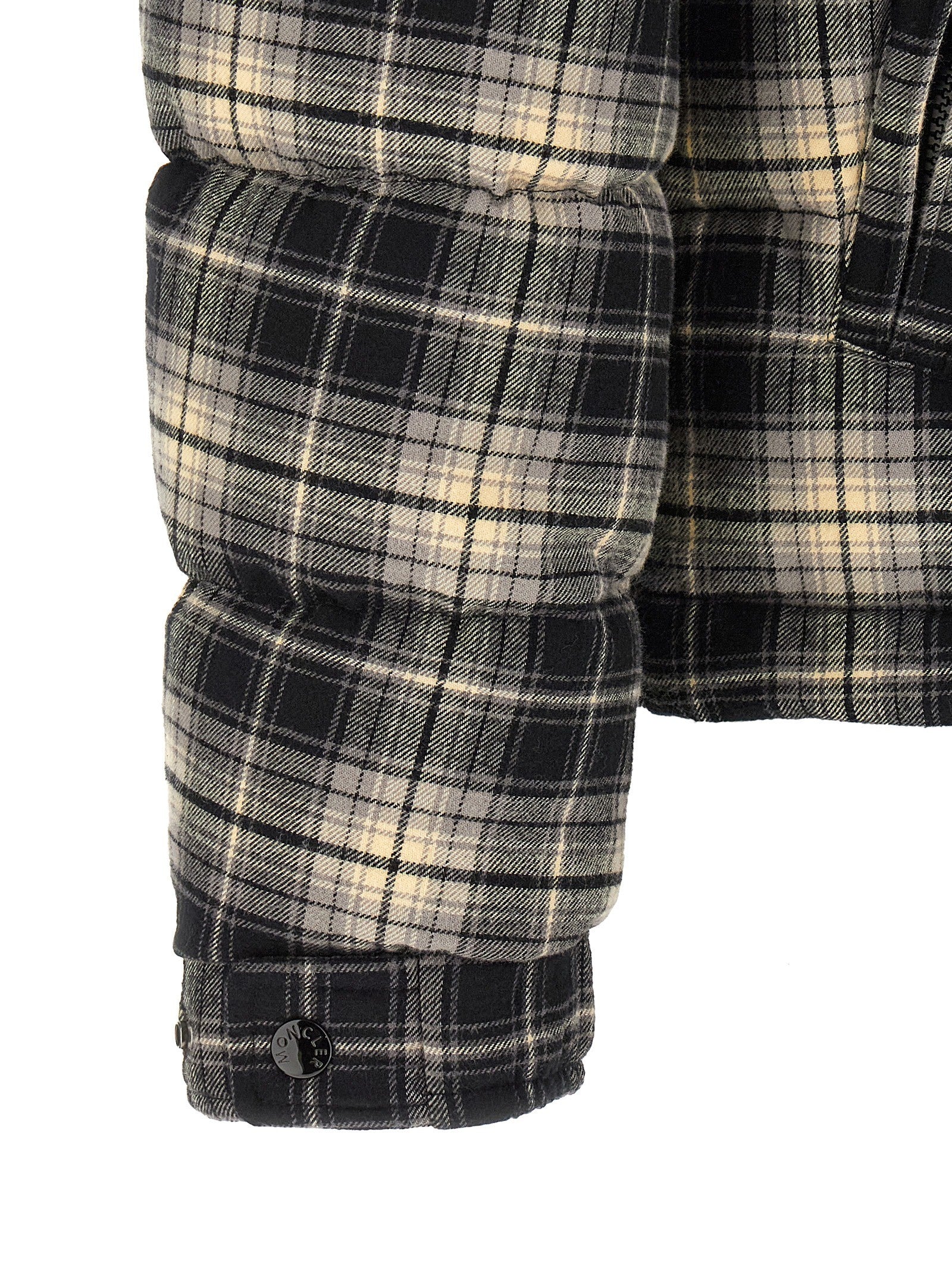 Moncler Airor Check Down Jacket Gold