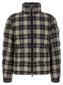 Moncler Airor Check Down Jacket Gold