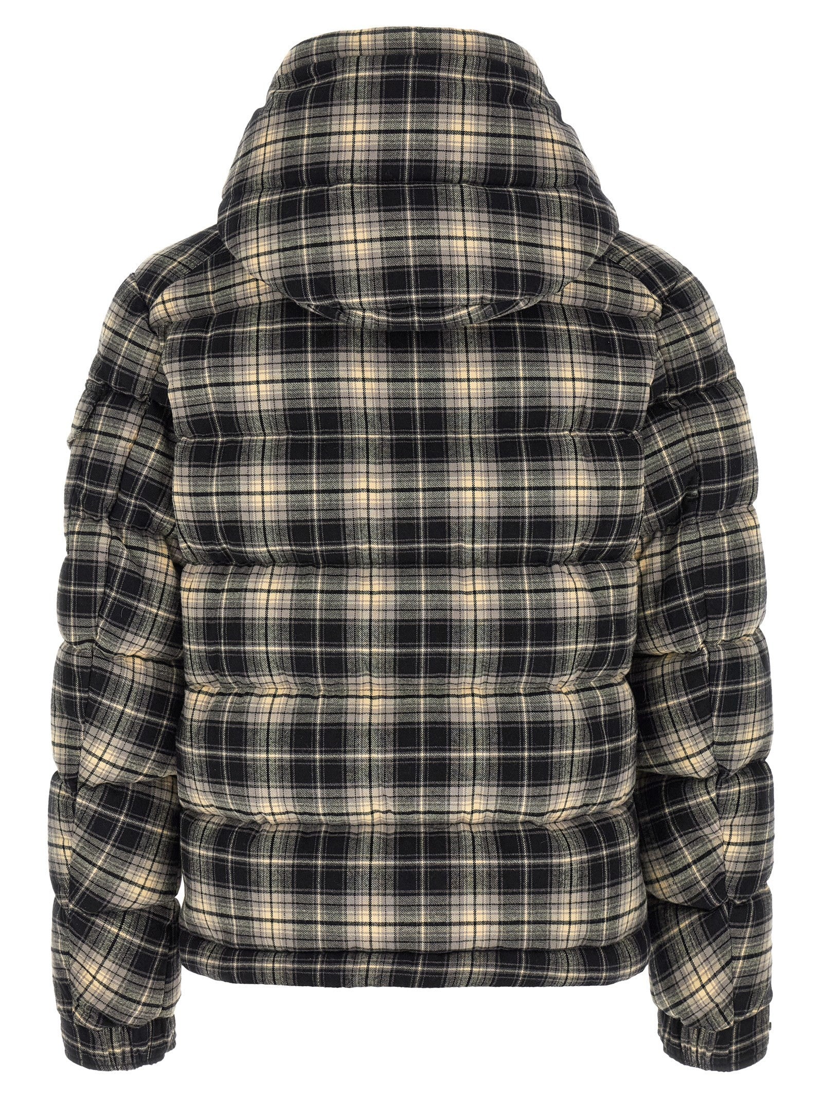Moncler Airor Check Down Jacket Gold