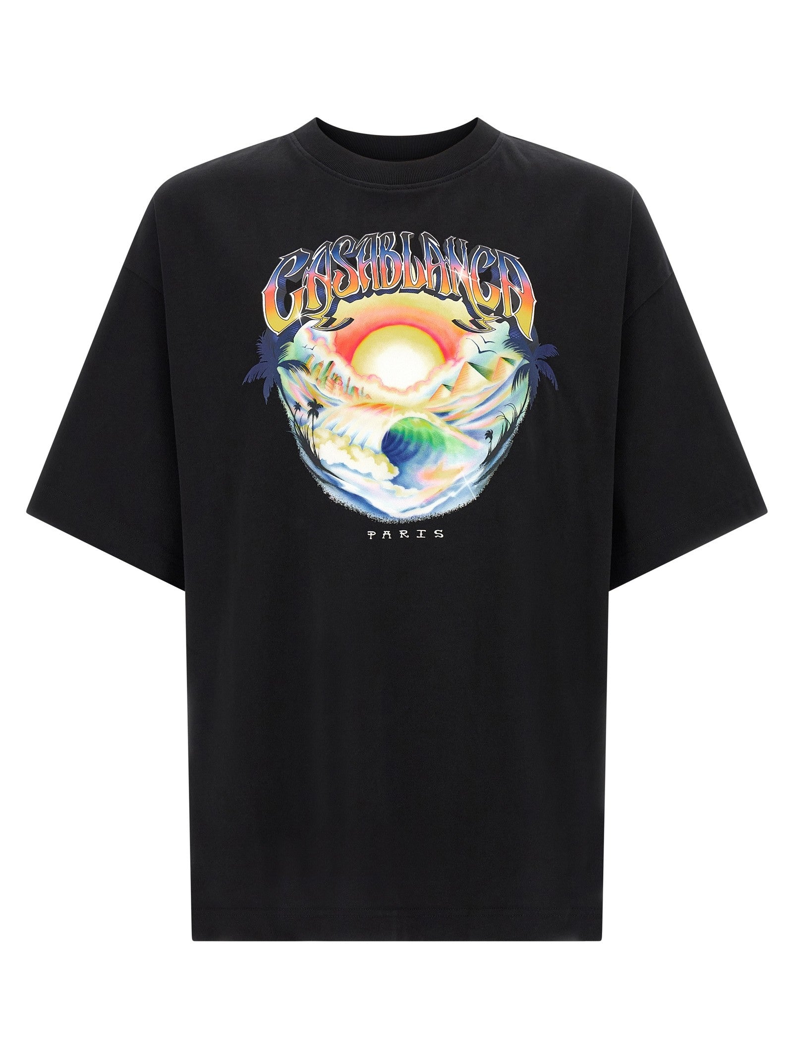 Casablanca Airspray Print Shirt Black