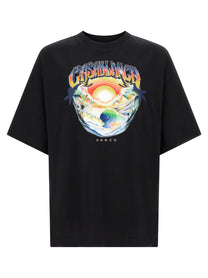 Casablanca Airspray Print Shirt Black